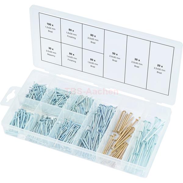 KS-Tools 970.0370 Nails assortment, 550 pcs 