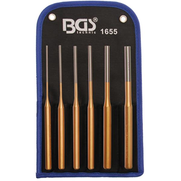 BGS 1655 Pin Punch Set, 200 mm, 3 - 10 mm, 6 pcs. 