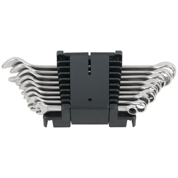 KS-Tools 964.0135 STAINLESS STEEL Combination span ner set, offset, 9 pcs