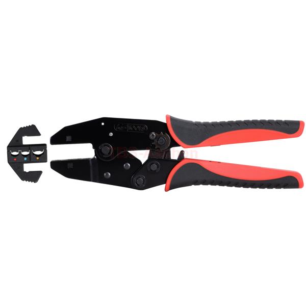 KS-Tools 115.1425 Crimping pliers for insulated te rminals, 220mm