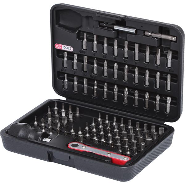 KS-Tools 911.2080 6,3 (1/4") Bit-Satz 99-tlg. 