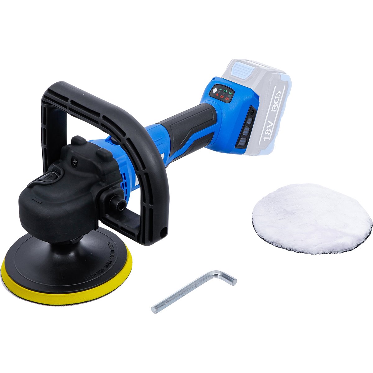 BGS 7374 Cordless Polisher and Grinder, brushless, 18 V, without rechargeable Battery