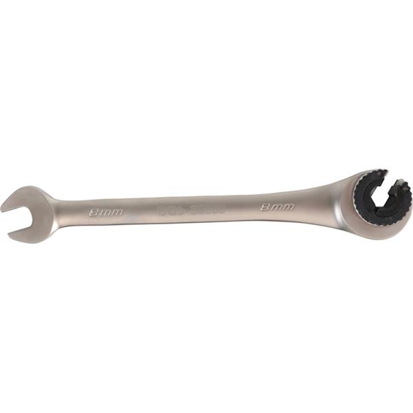 BGS 30838 Ratchet Wrench, open, 8 mm 