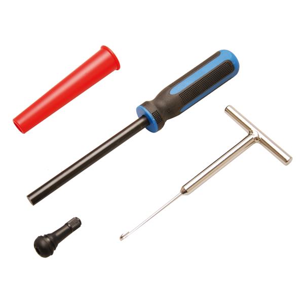 BGS 8766 Tire Valve Inserting Tool Set, 4 pcs. 