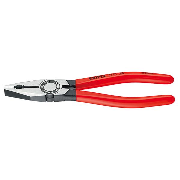 Knipex 03 01 140 Combination Pliers black atramentized plastic coated 140 mm