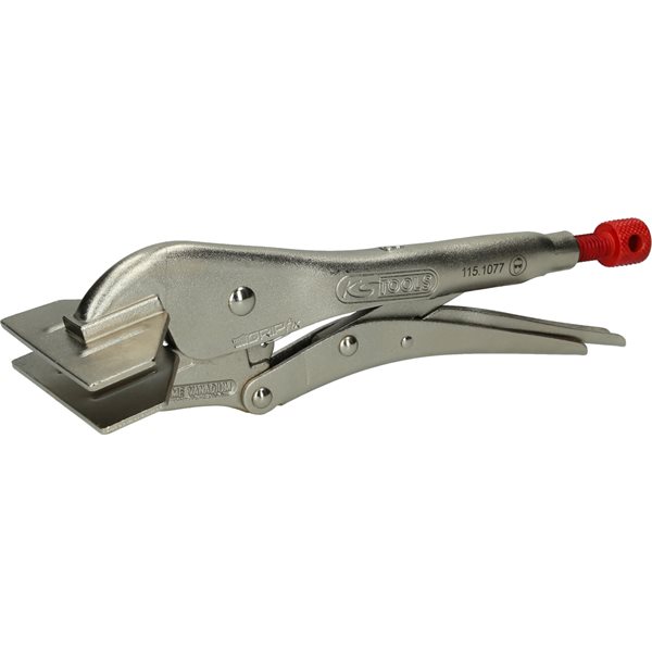 KS-Tools 115.1077 Breitmaul-Flachbacken-Gripzange, 