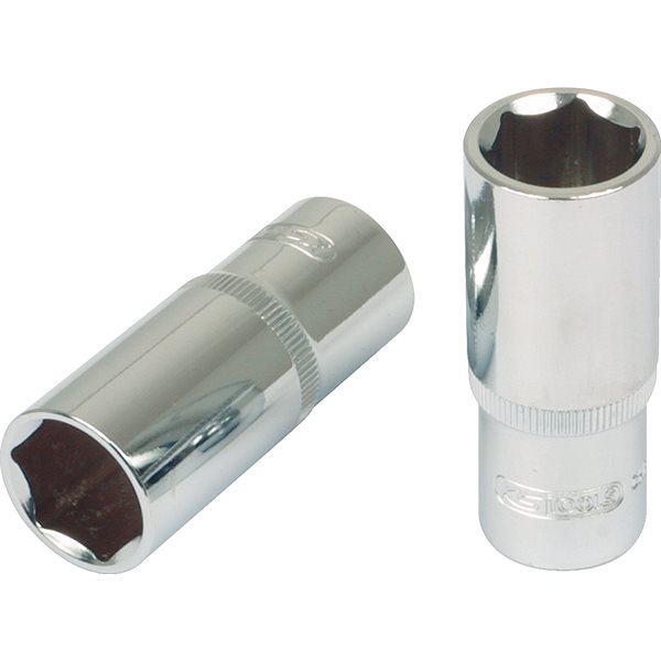 KS-Tools 918.3925 3/8" CHROME+ 6kant-Stecknuss,l 