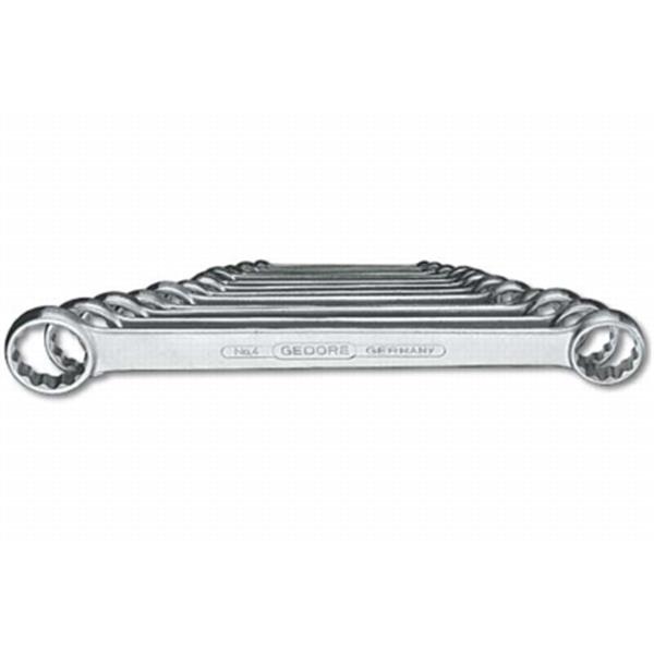 Gedore 4-120 Flat ring spanner set 12 pcs 6-32 mm 