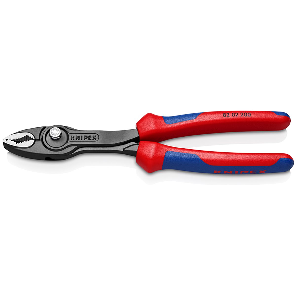 Knipex 82 02 200 TwinGrip Frontgreifzange 200 mm Mehrkomponenten-Griff