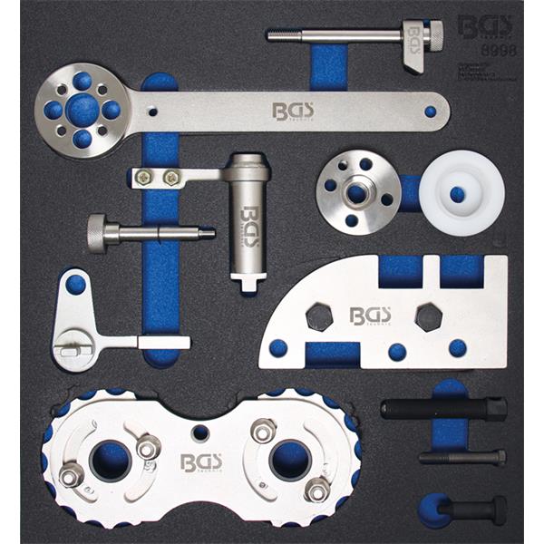 BGS 8998 Tool Tray 2/3: Engine Timing Tool Set, fo r Volvo B4204