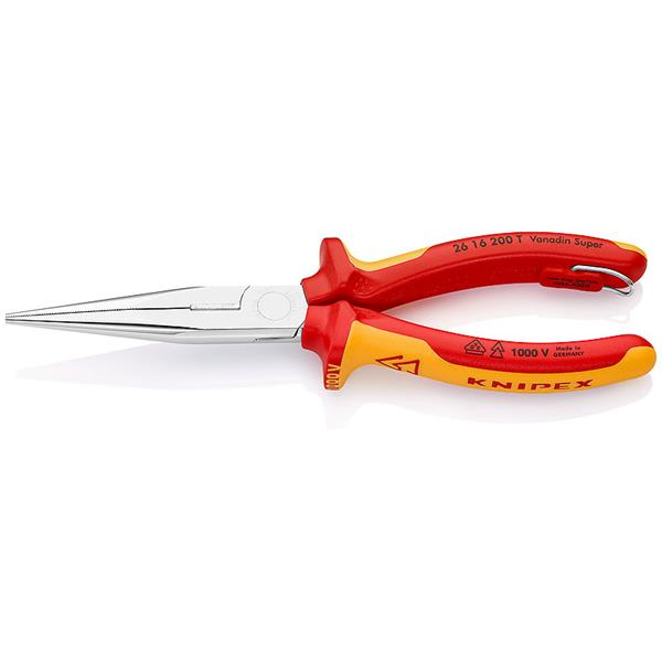 Knipex 26 16 200 T Snipe Nose Side Cutting Pliers