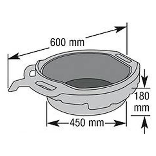 Hazet 197-2 Ölauffangwanne 16 l
