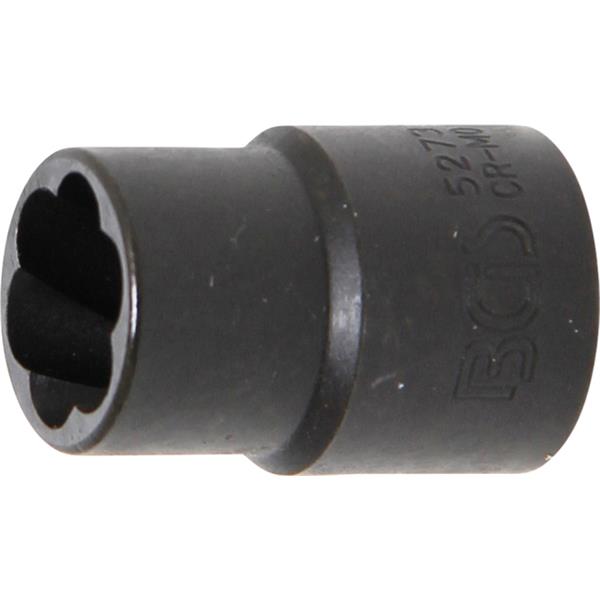 BGS 5273 Twist Socket (Spiral Profile) / Screw Ext ractor, 10 mm (3/8") Drive, 13 mm
