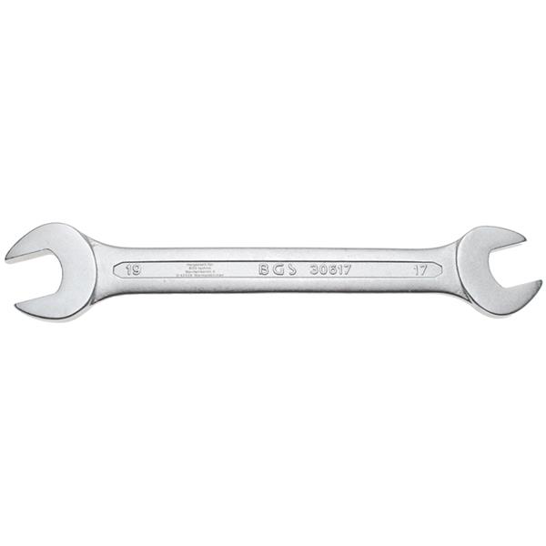 BGS 30617 Double Open End Spanner, 17 x 19 mm 