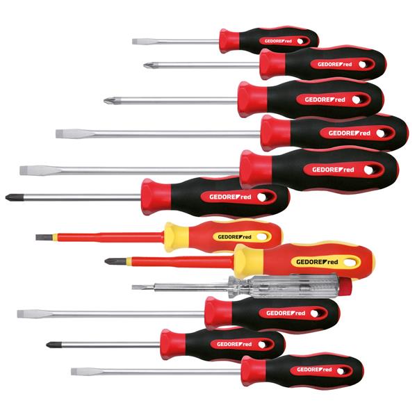 Gedore red R38002012 Screwdriver set PH+PZ+LS 2C-h 