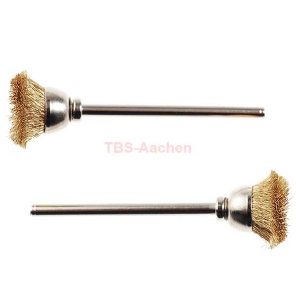 Proxxon 28963 Brass cup brushes (13 mm), 2 pieces 