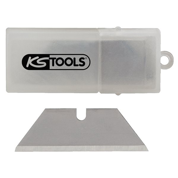 KS-Tools 907.2164 Trapezoid blades, dispenser with 5 pieces, for 970.2173