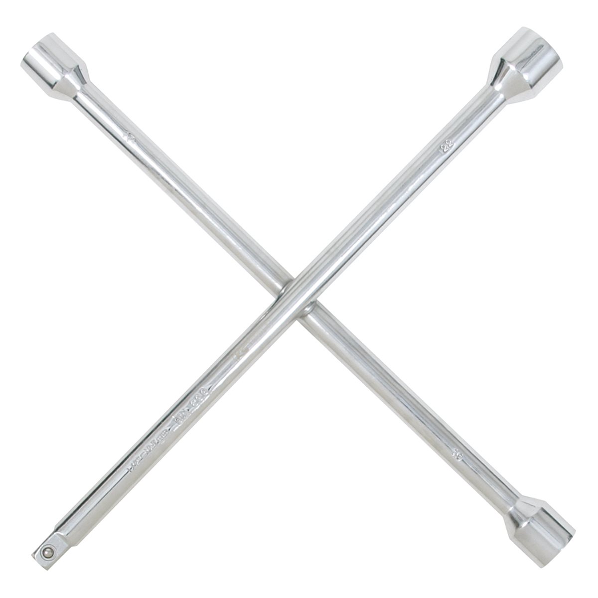 KS-Tools 518.1153 Radkreuzschlüssel f.PKW,1/2"x17x 19x21mm