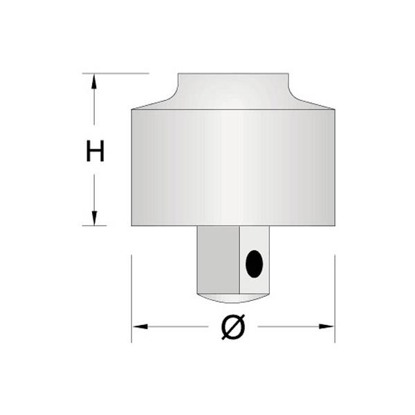 Gedore 754-01 Aufsteckknarre 10 (3/8") rechts