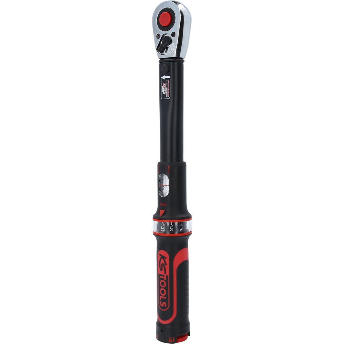 KS-Tools 516.1522 3/8" ERGOTORQUE®precision torque wrench with reversible ratchet head, 5-50Nm