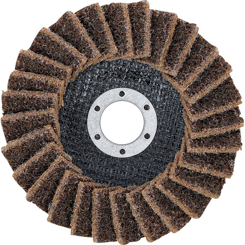BGS 74472 Flap Disc, Non-Woven, Ø 125 mm, Grain Si ze 80