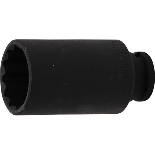 BGS 5338 Kraft-Steckschlüssel-Einsatz Zwölfkant, A ntrieb Innenvierkant 12,5 mm (1/2"), SW 32 mm