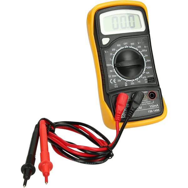 KS-Tools 150.1495 Digital Multimeter incl. test pr obes