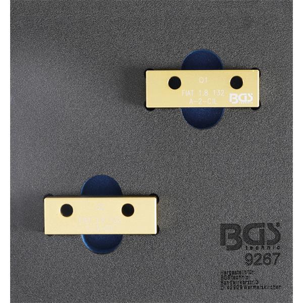 BGS 9267 Tool Tray 1/6: Camshaft Locking Tool Set, for Fiat, Lancia 1.8l 16V