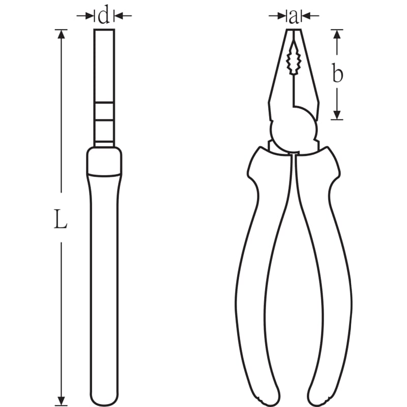 Stahlwille 6700 VDE Combination pliers 160 mm F Combination Pliers