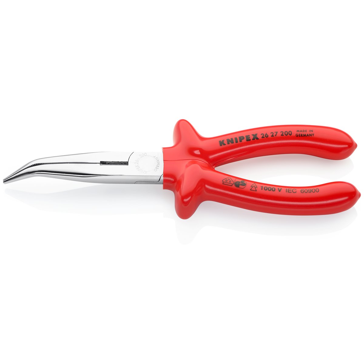 Knipex 26 27 200 SNIPE NOSE SIDE CUTTING PLIERS 