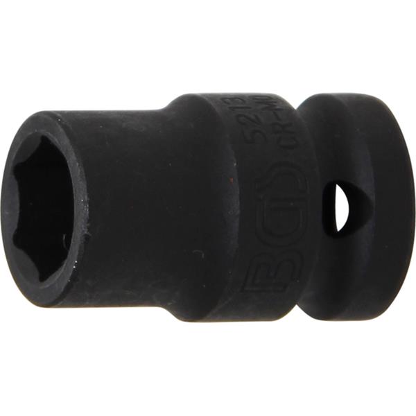 BGS 5213 Impact Socket, Hexagon, 12.5 mm (1/2") Dr ive, 13 mm