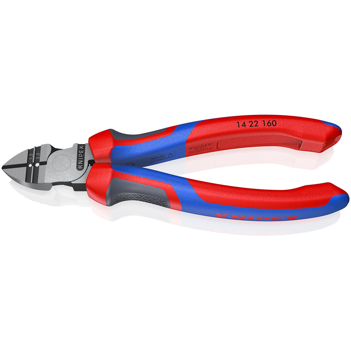 Knipex 14 22 160 Abisolier-Seitenschneider - neue Comfort-Griffhüllen 2024