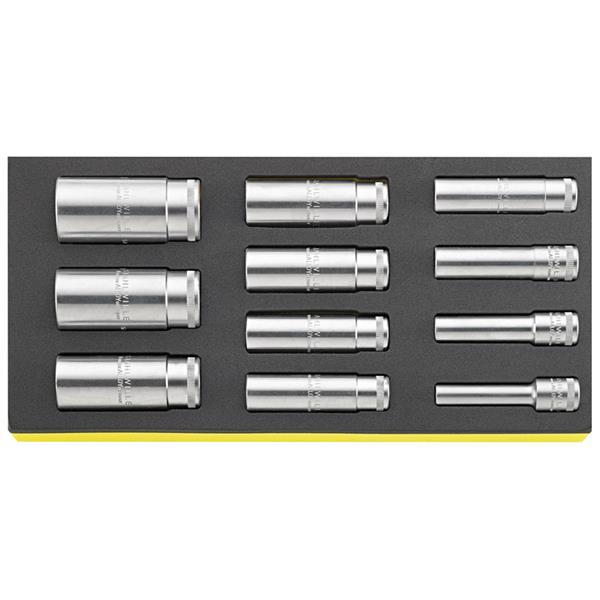 Stahlwille TCS 51/11 Sockets 1/2" extra deep set 