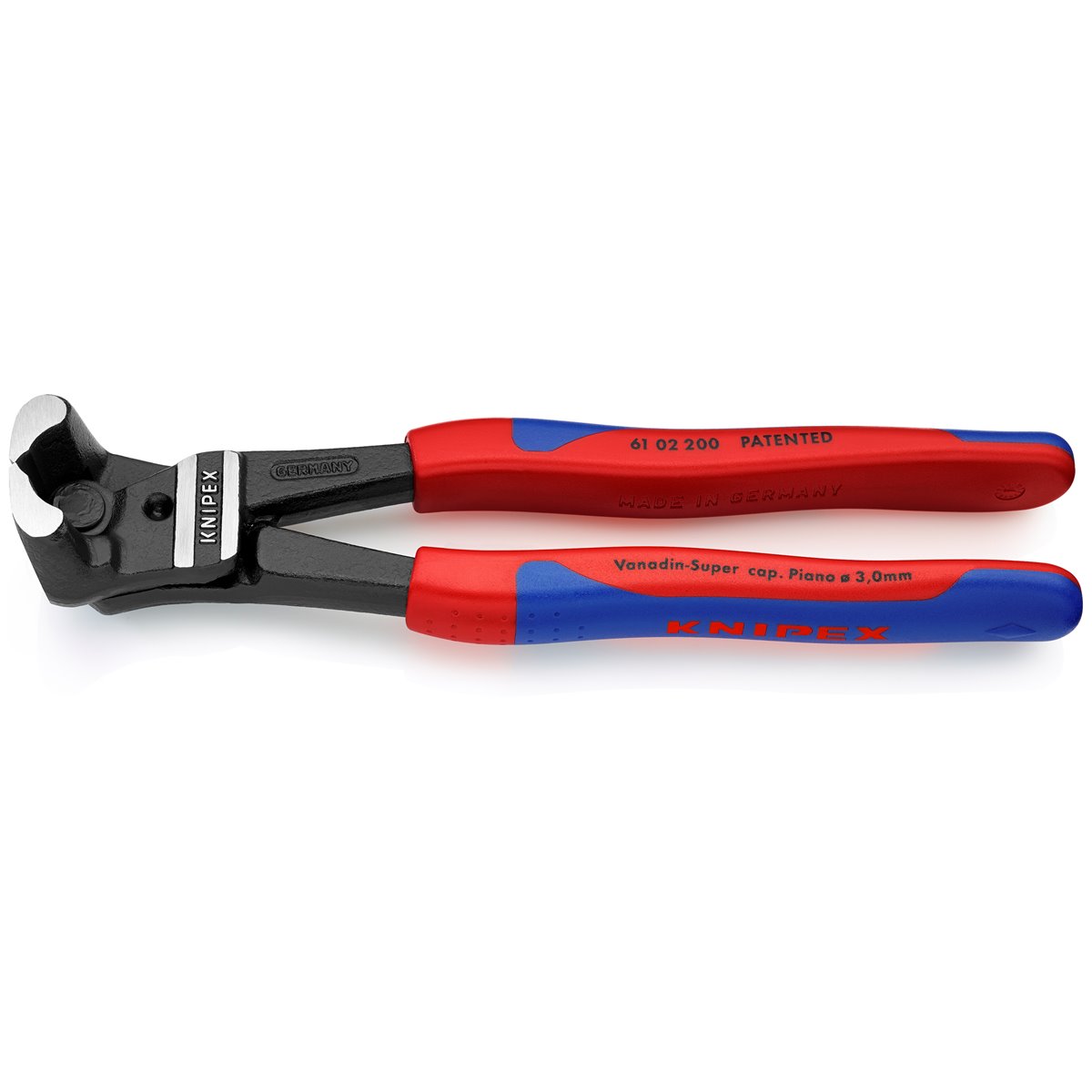 Knipex 61 02 200 LEVER END-CUTTING NIPPERS 