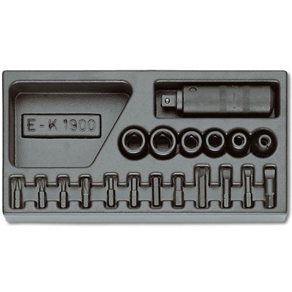 Gedore 1500 ES-K 1900 Impact driver set in 1/3 ES tool module