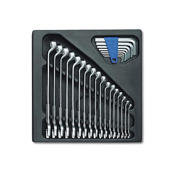 Gedore 1500 ES-1 B Combination spanner set in 2/3 ES tool module