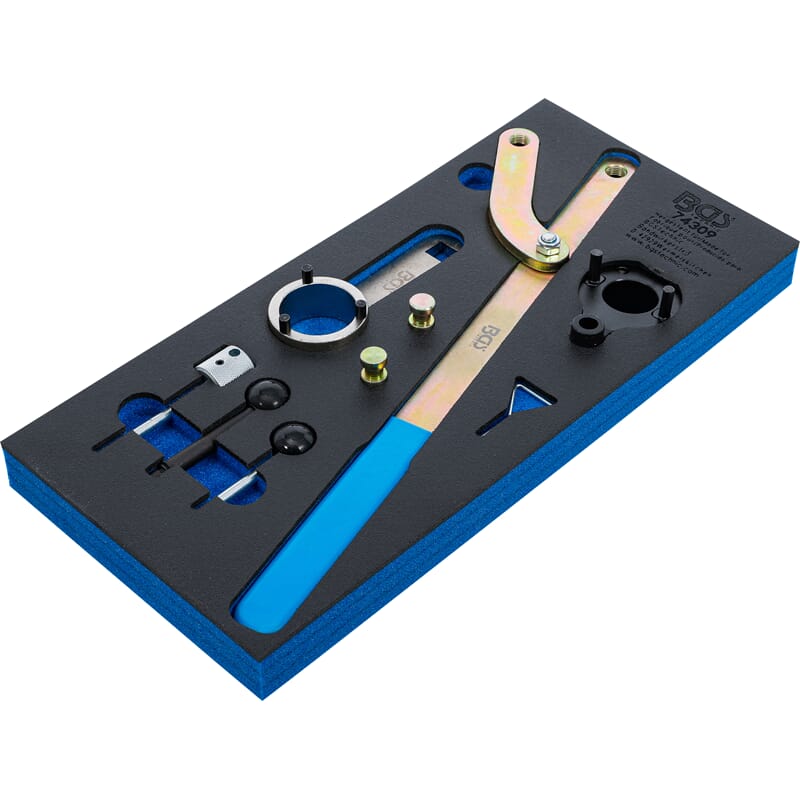 BGS 74309 Tool Tray 1/3: Engine Timing Tool Set, f or VAG 2.0 TDI Common Rail