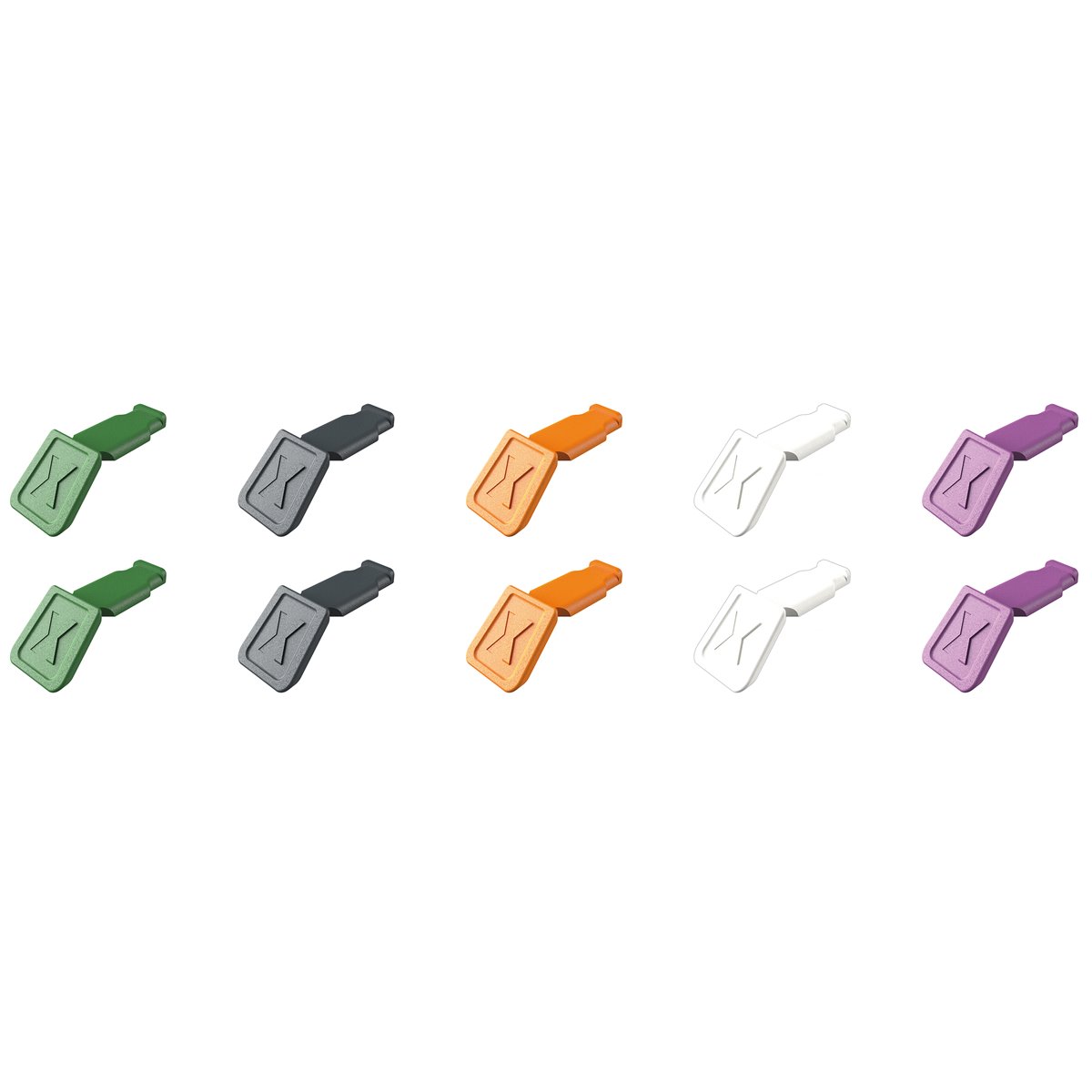 Knipex 00 61 10 C V02 ColorCode Clips colour mix 2 , 10 pcs