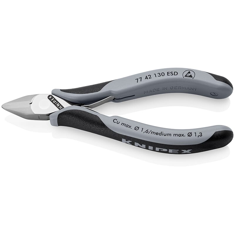 Knipex 77 82 130 ESD Elektronik-Seitenschneider ES D