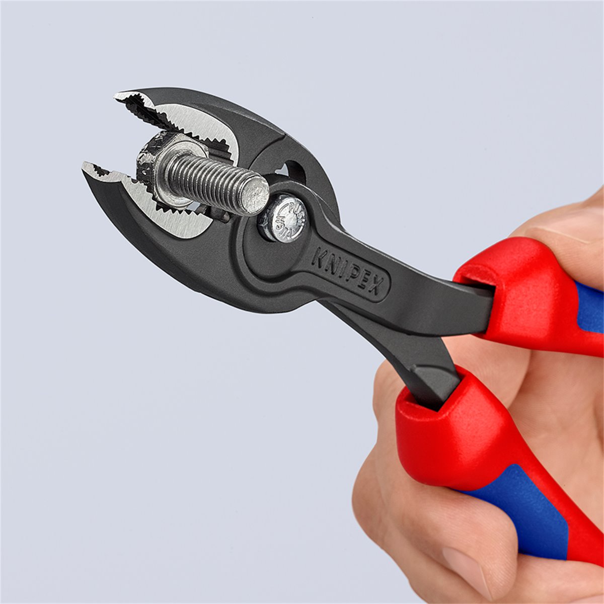 Knipex 82 02 200 TwinGrip Frontgreifzange 200 mm Mehrkomponenten-Griff