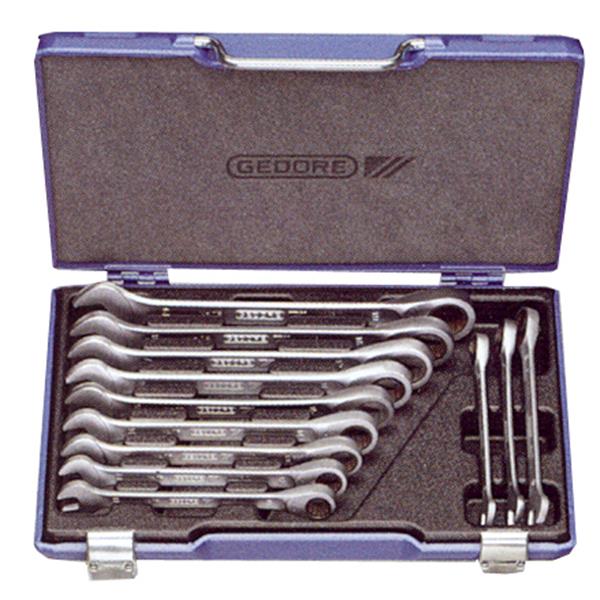 Gedore 7 R-012 Combination ratchet spanner set 12 pcs 8-19 mm