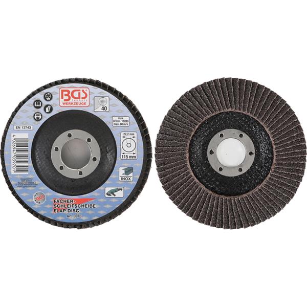 BGS 3970 Flap Disc, Ø 115 mm, K 40 