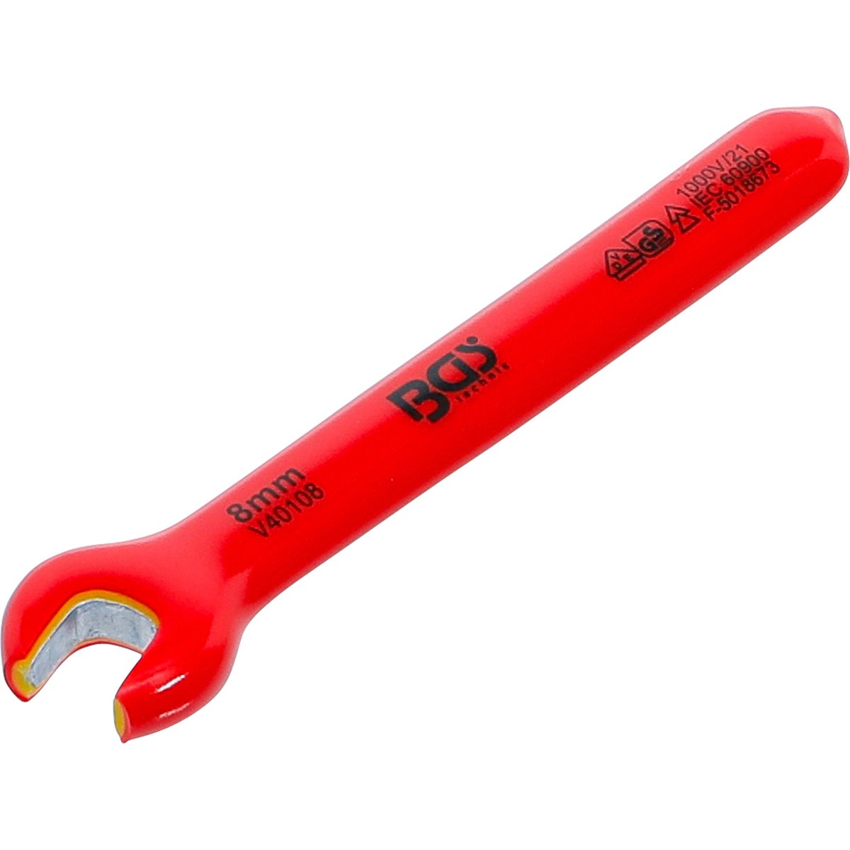 BGS 71058 VDE Single Open End Spanner, 8 mm 