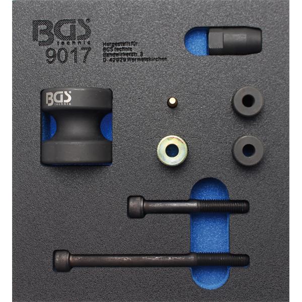 BGS 9017 Tool Tray 1/6: Injector Extractor Set, fo r BMW Petrol Direct Injection
