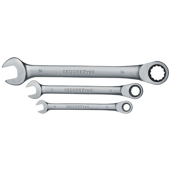 Gedore red R07105005 Combin.ratchet span.set size8 