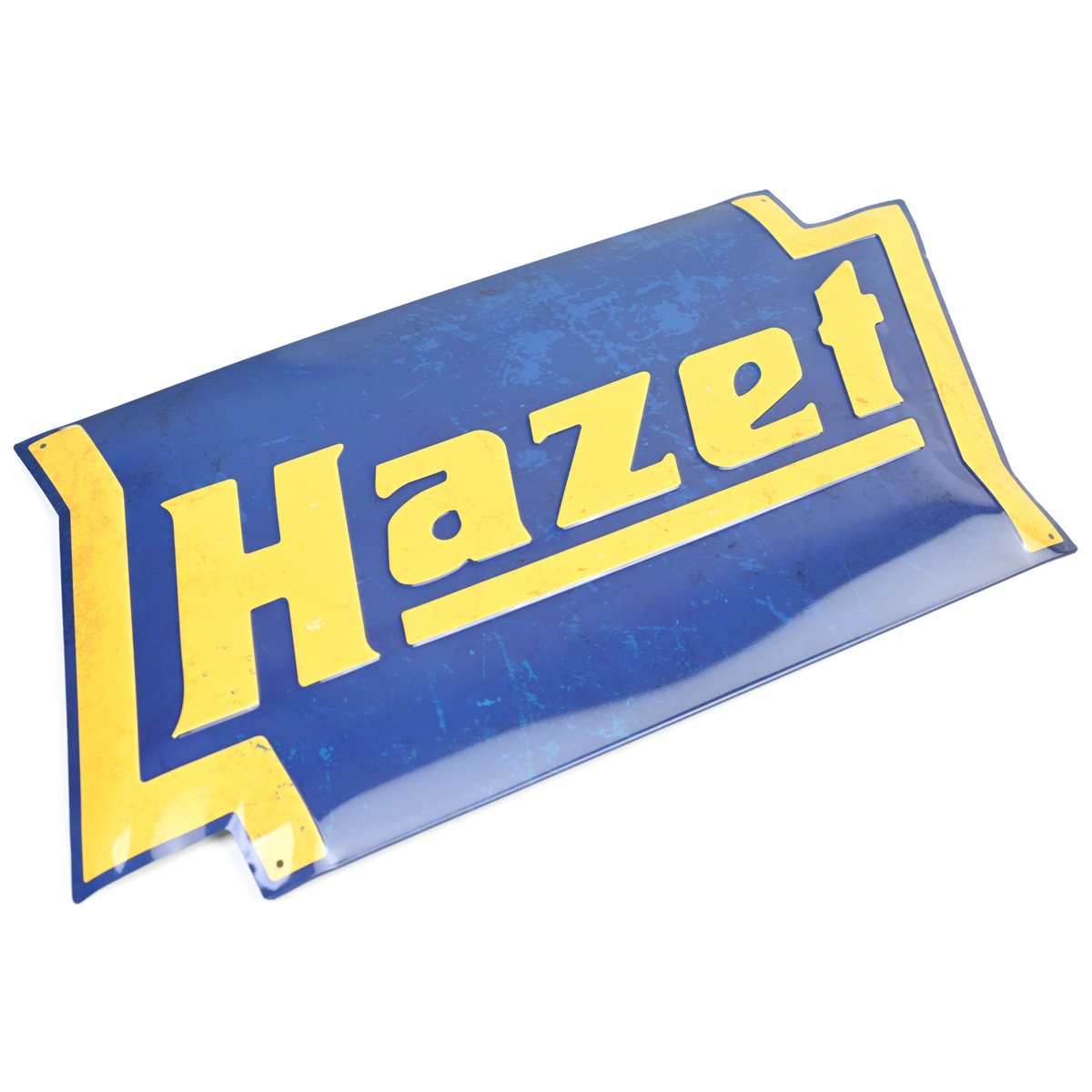 Hazet Vintage tin-plate sign with HAZET logo 