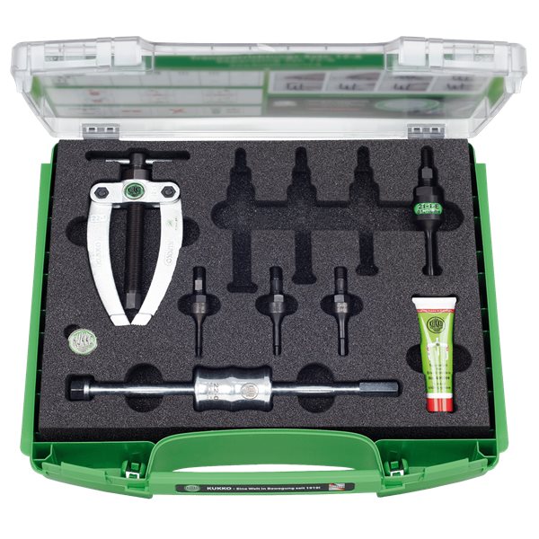 Kukko K-22-A-E Internal Extractor Set E-Serie With Slide Hammer+Counterstay 4,8 - 16 Mm 