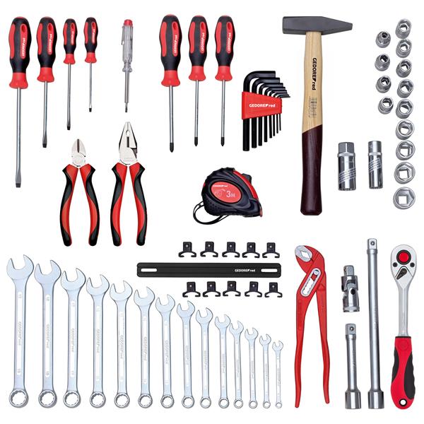 Gedore red R21000057 Tool set SCHRAUBER loose 57pc 