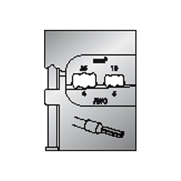 Gedore 8140-07 Module insert for conductor end-sle eves 16/25mm