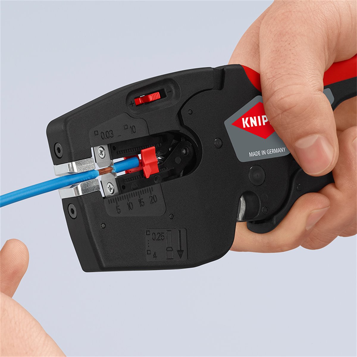 Knipex 12 72 190 NexStrip Multi-Tool with non-slip plastic grips 190 mm